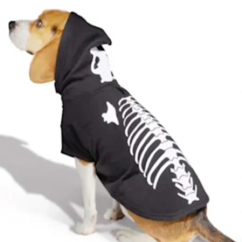 NWT Halloween skeleton gothic lazy bones costume XS